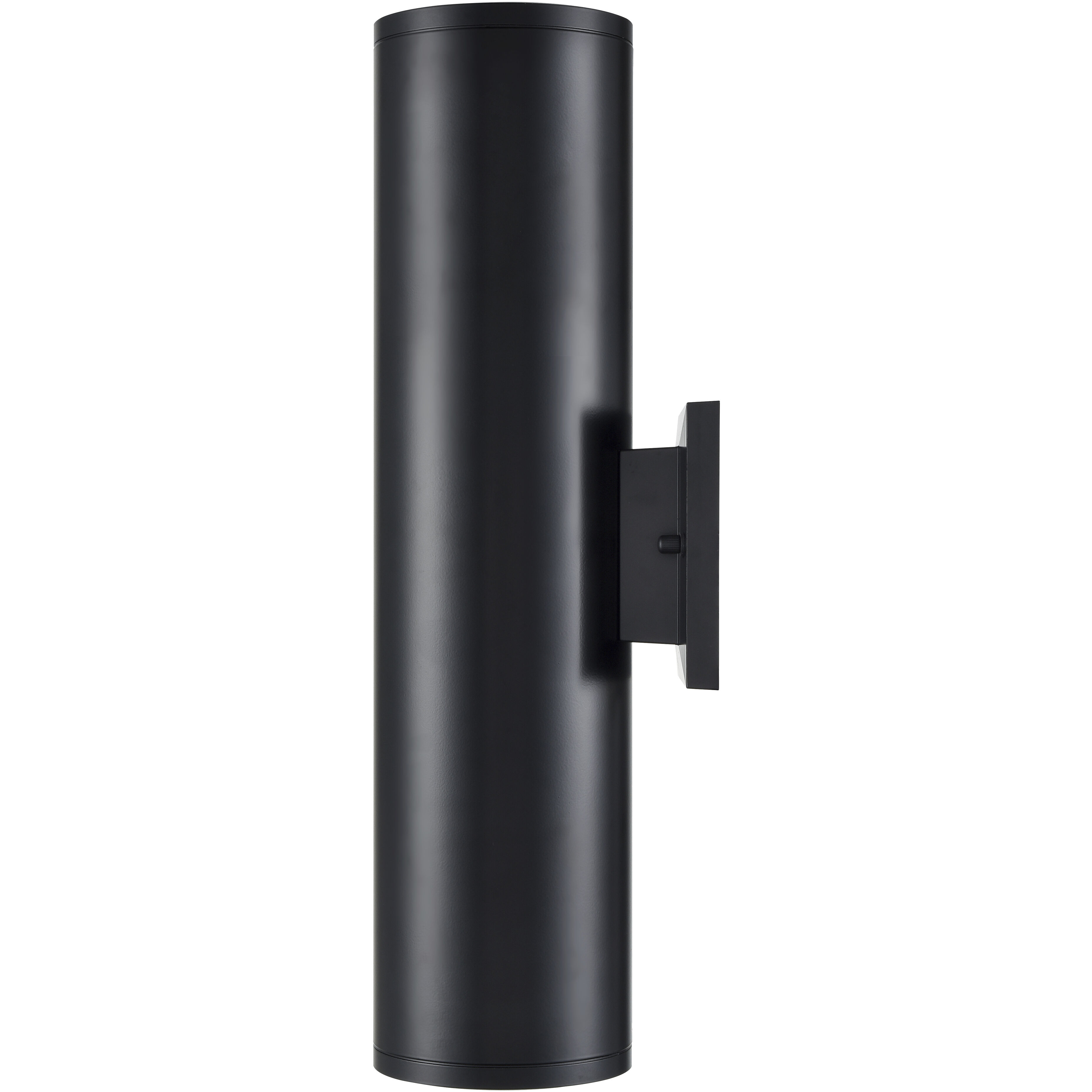 Vegas 2 Light 18 inch Powder Coated Black Outdoor Wall Sconce